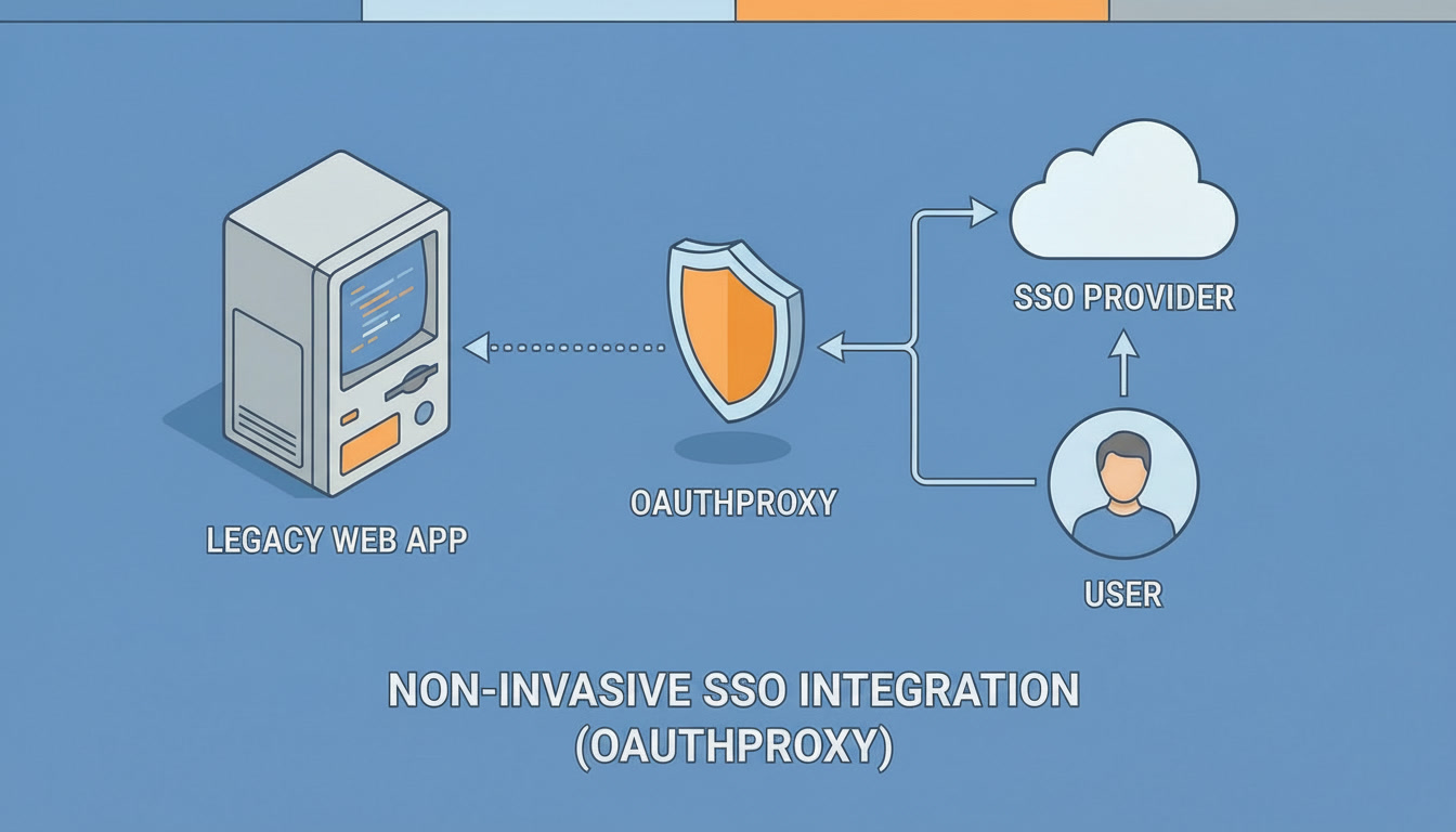 Vereinfachte Darstellung von OAuthProxy integration